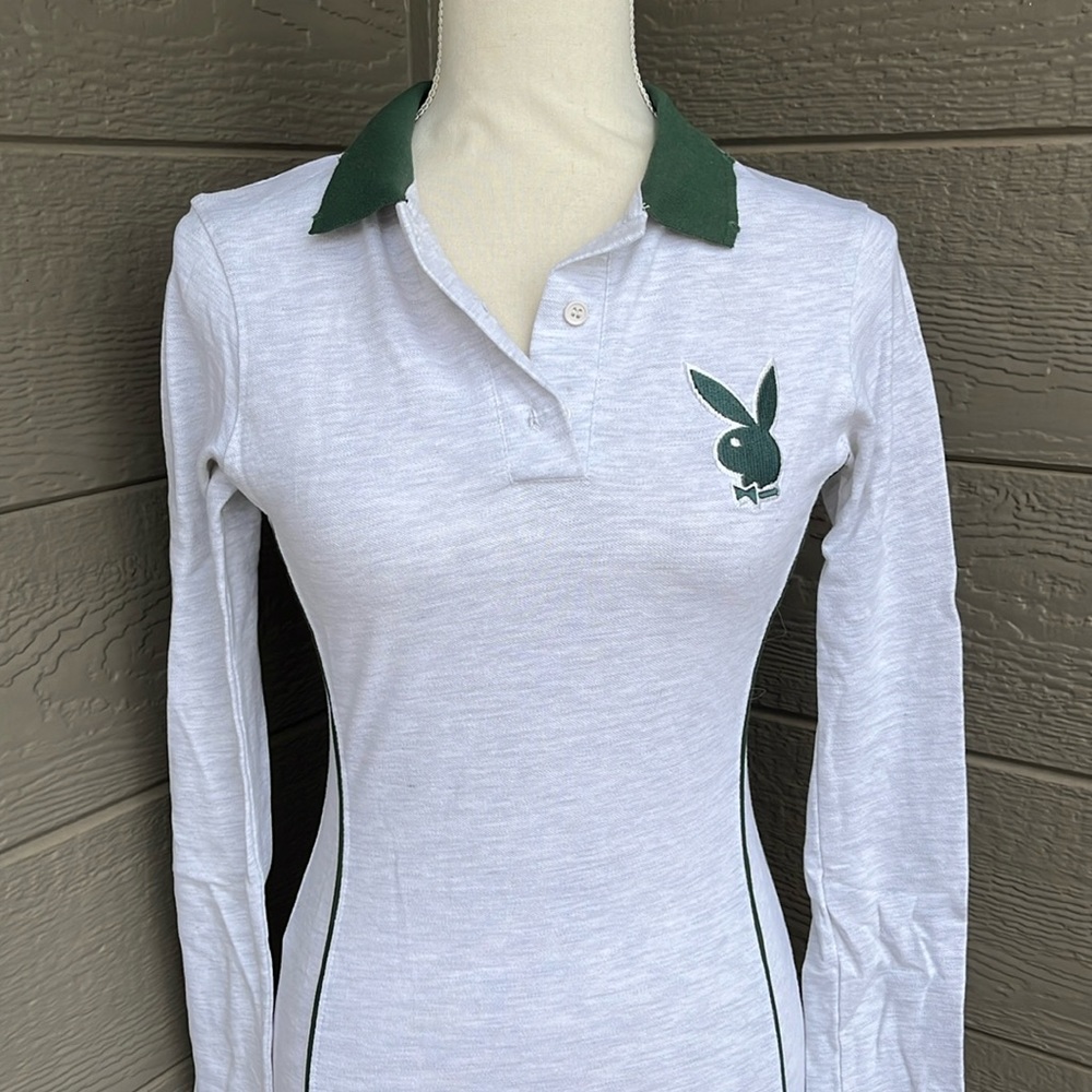 NWT Playboy Varsity Collared Polo Dress